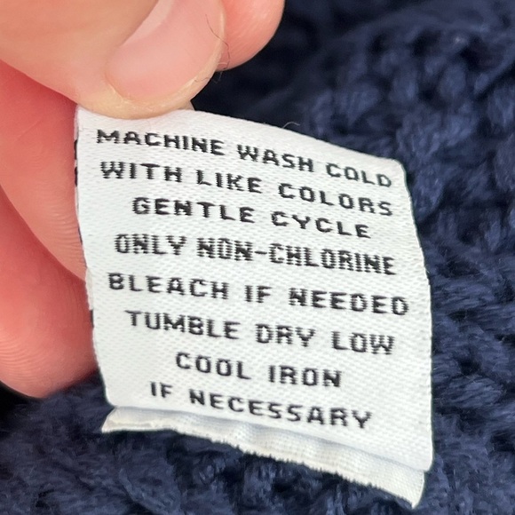 525 America NWT Anthropologie Knit Turtleneck Sweater Dress, Navy Blue - Picture 7 of 11